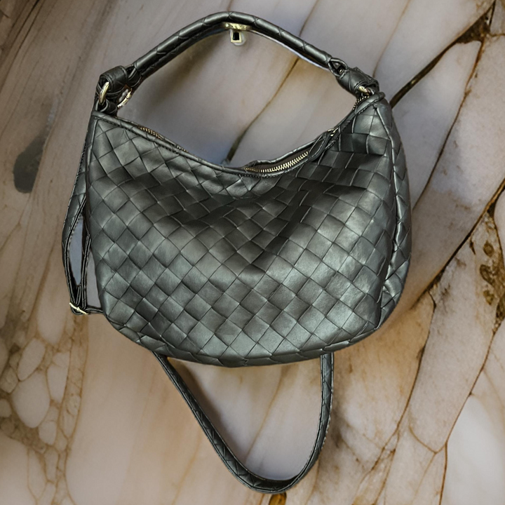 Elin crossbody bag made of vegan material in anthracite