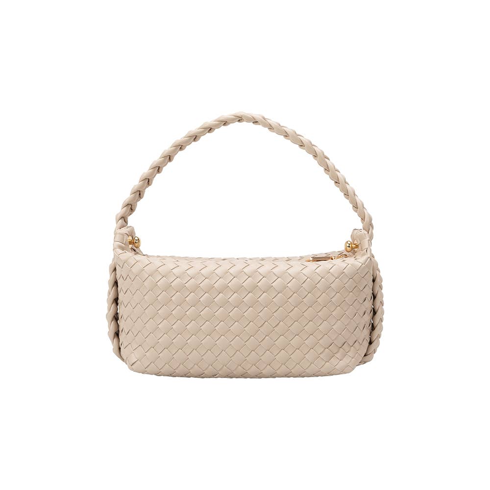 Melie Bianco Alma Ivory tote bag made from recycled vegan material