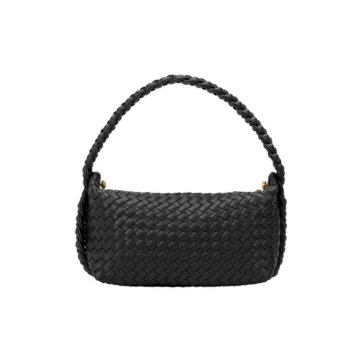 Melie Bianco Alma Black handbag made from recycled, vegan material