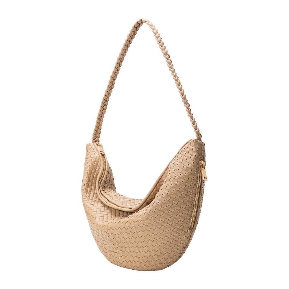 Melie Bianco Raquel Mushroom XL Schultertasche aus recyceltem Material