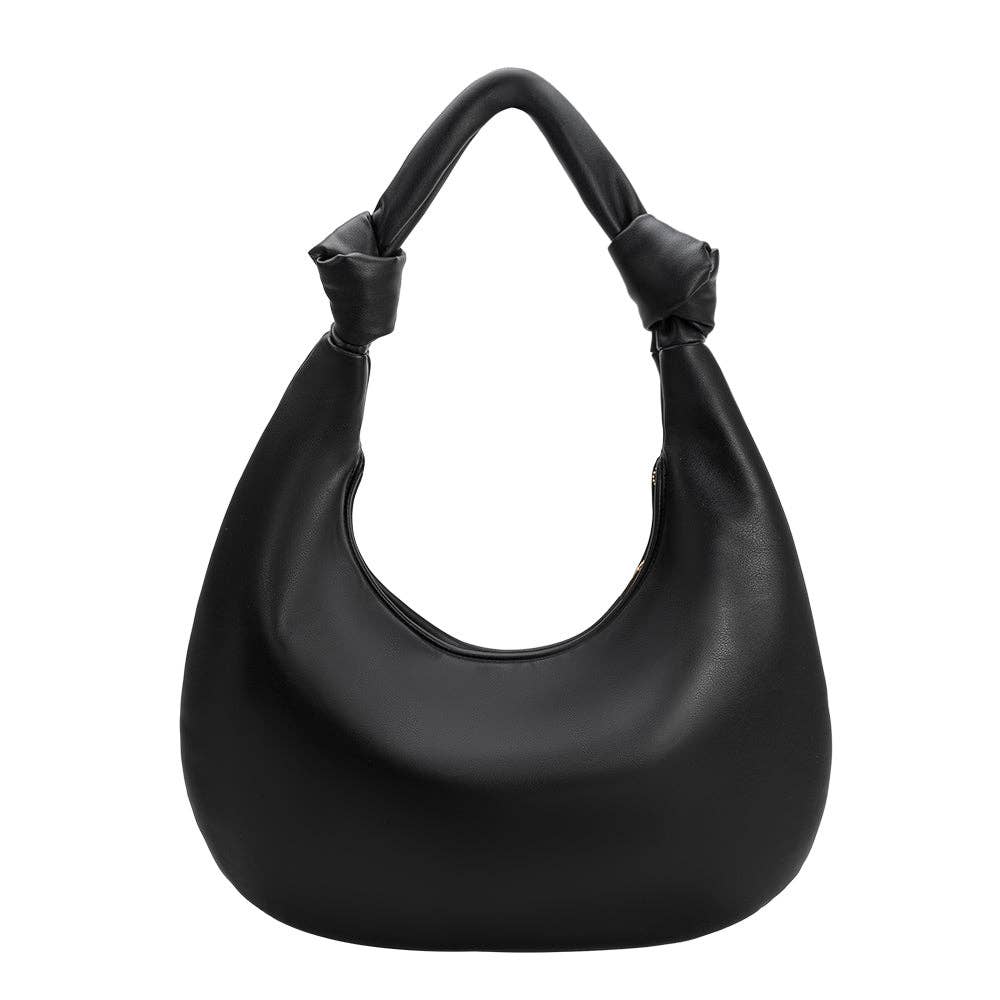 Melia Bianco Stella Black XL recycled vegan shoulder bag