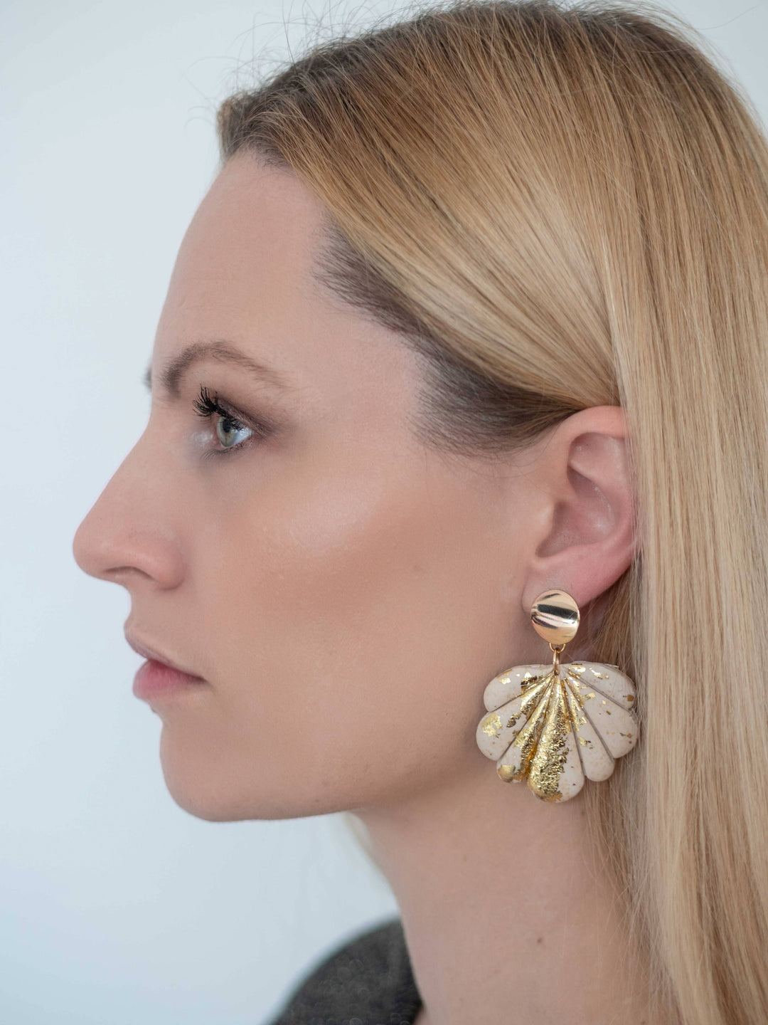 Florence gold earrings