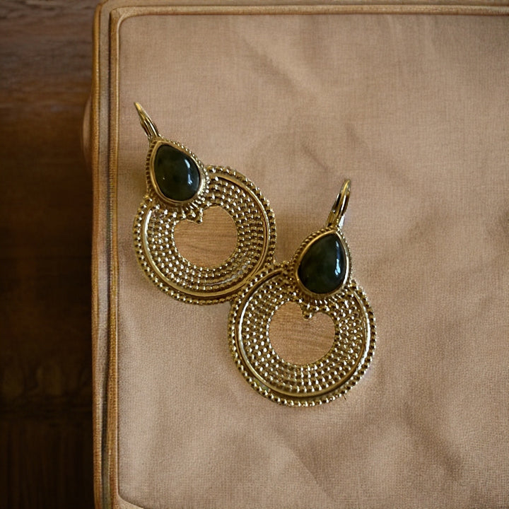 Pink Sand Nea Vessonite Earrings 