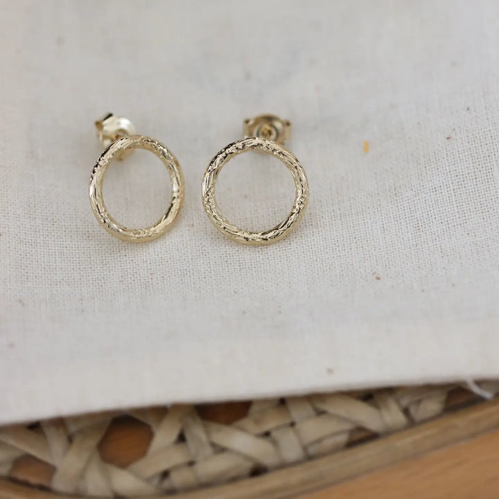 Small Laura circle earrings