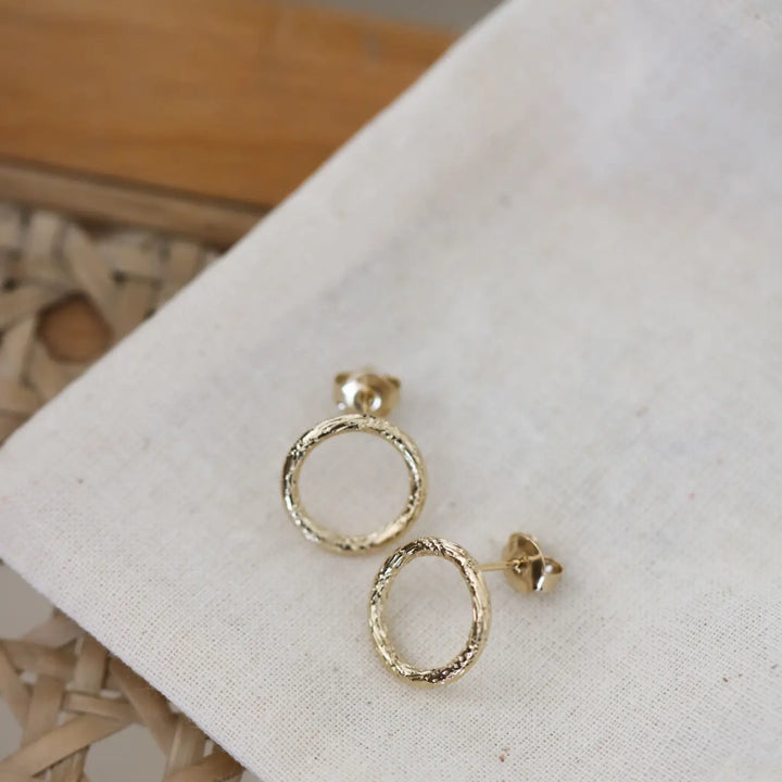 Small Laura circle earrings