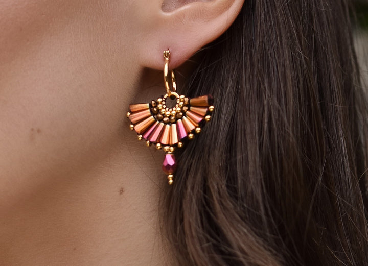 Pitaya Earrings Magenta