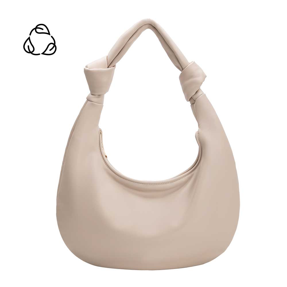 Melia Bianco Stella Cream XL recycled vegan shoulder bag