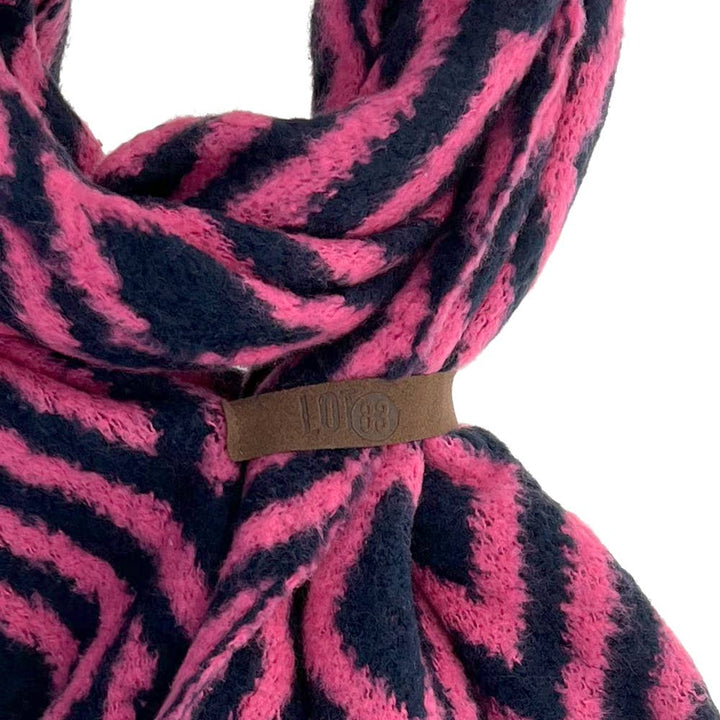 Scarf Fem Arctic Navy - Pink