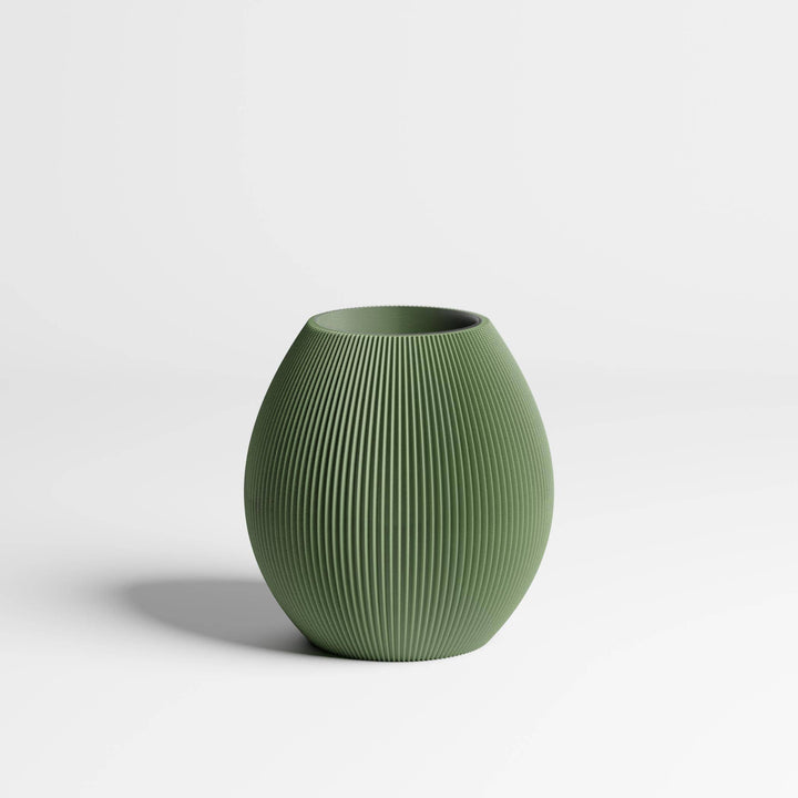 Vase Ronda Small Olive Green