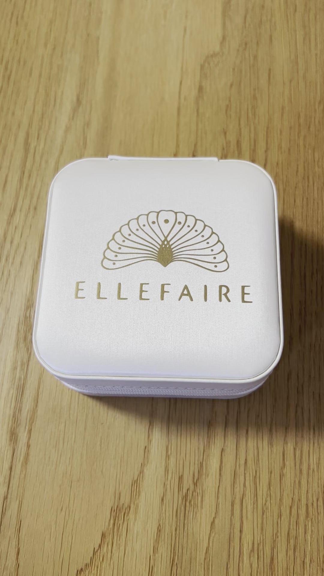 Ellefaire travel jewelry box in bronze