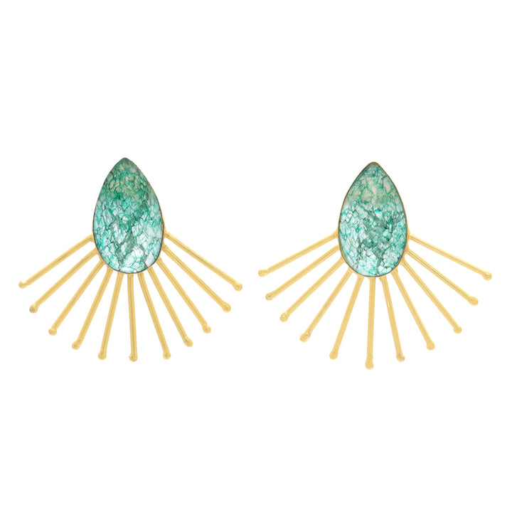 Yelena Green earrings