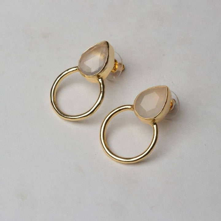 Mini Diwa Limited Edition Earrings Polished Off-White