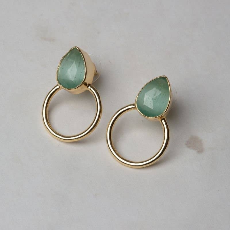 Mini Diwa Limited Edition Earrings Verde Agua