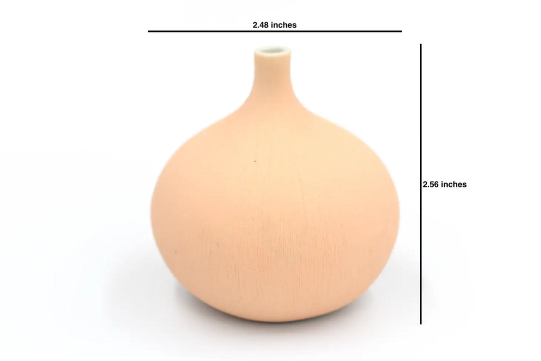 Mini Tiny Sunny Porcelain Ceramic Bud Vase