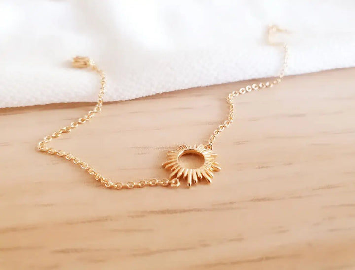 Gold plated “Sun” bracelet