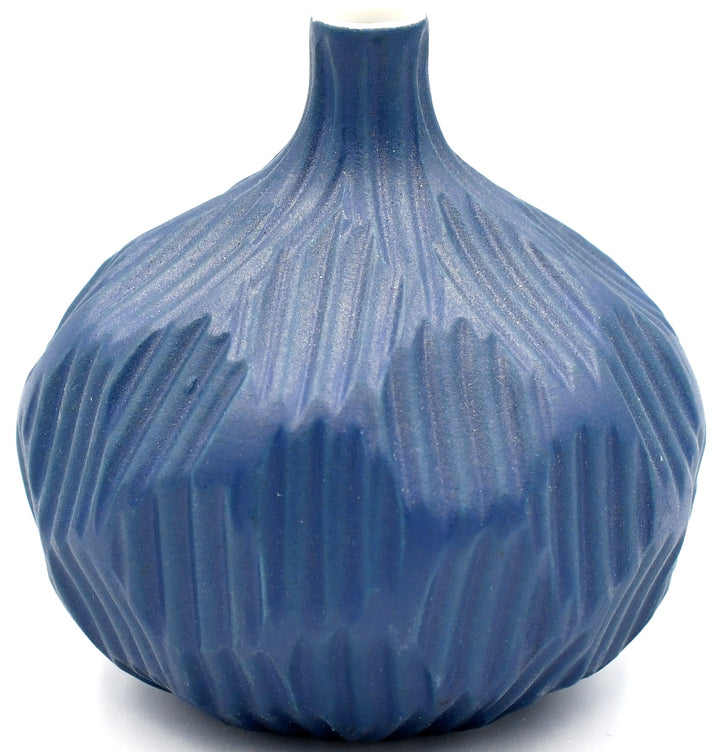 Mini Midnight Blue bud vase in porcelain ceramic