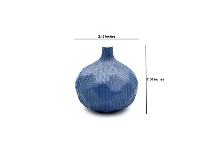 Mini Midnight Blue bud vase in porcelain ceramic