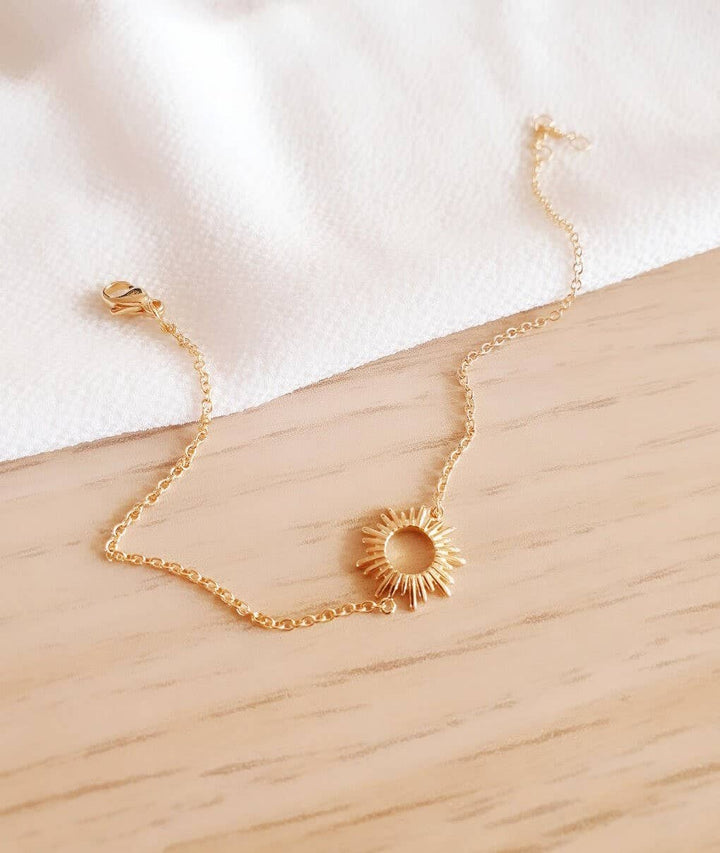 Gold plated “Sun” bracelet